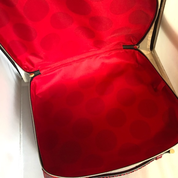 Cosmetics vanity travel storage full zip case large - Picture 5 of 8